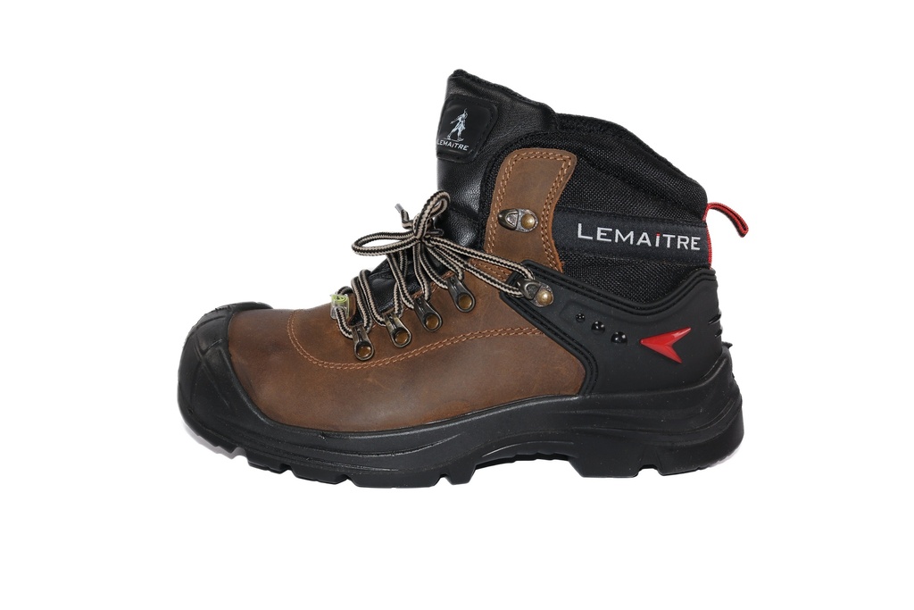 LeMaitre Sicherheitsstiefel Slog Brown S3 ESD SRC