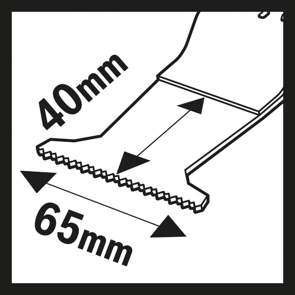 BIM Tauchsägeblatt AII 65 APB für Multifunktionswerkzeuge