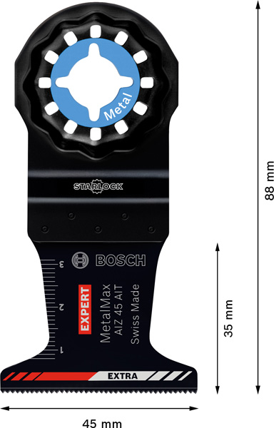 EXPERT MetalMax AIZ 45 AIT Blatt für Multifunktionswerkzeuge