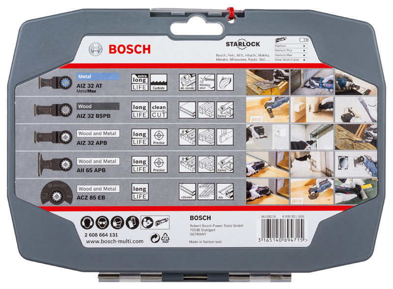 Bosch Schneidset Starlock "Best of Cutting" Wood and Metal  5-tlg.