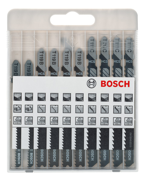 TESTKaM - Bosch 10-tlg. Stichsägeblatt-Set Basic for Wood