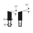 Bosch Akku-Kreissägeblatt Standard for Wood für Kapp - und Gehrungssägen