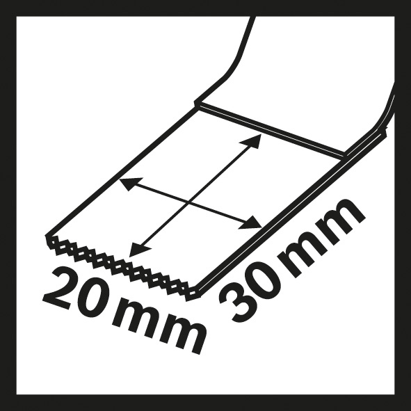 Bosch BIM Tauchsägeblatt AIZ 20 AB Wood and Metal