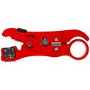 KNIPEX Abisolierwerkzeug für Koaxial- und Datenkabel 125 x 120 x 23 mm