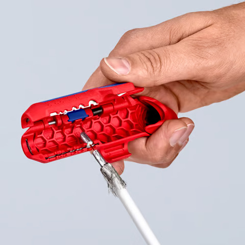 KNIPEX ErgoStrip® Universal-Abmantelungswerkzeug 135mm für Linkshänder