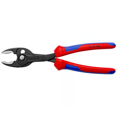 KNIPEX TwinGrip Frontgreifzange; Typ 8202; mit Mehrkomponenten-Griffen 200mm Lang