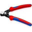 KNIPEX StepCut® Kabelschere Mehrkomponenten Hülle | brüniert | 160 mm