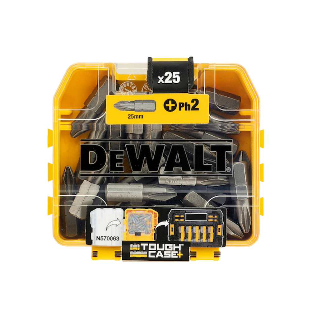 DeWalt Bitbox mit 25 x PH2 Bit | Länge 25 mm