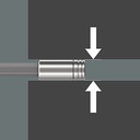 WERA Bit Schraubendreher Kraftform Kompakt 27 XL Universal 1 | 7‑teilig