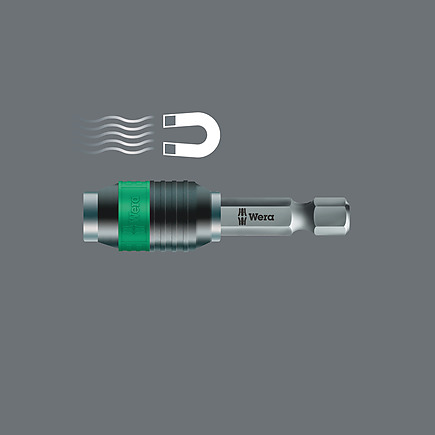 WERA Bithalter Universalhalter, 889/4/1 K Rapidaptor 1/4" x 50 mm