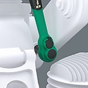 WERA Zyklop Comfort Knarrensatz Umschalthebel 3/8"-Antrieb metrisch 16teilig 8-24mm