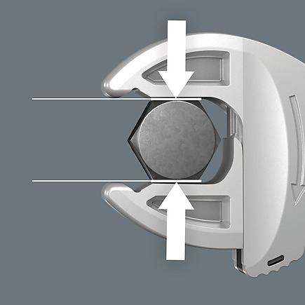 WERA Selbstjustierender Maulschlüssel Joker XS 6004 7-10 x 117 mm  