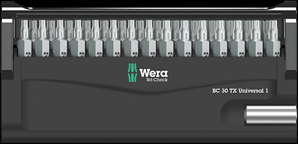 WERA BitSatz Bit-Check 30 TX Universal 1, 30-teilig