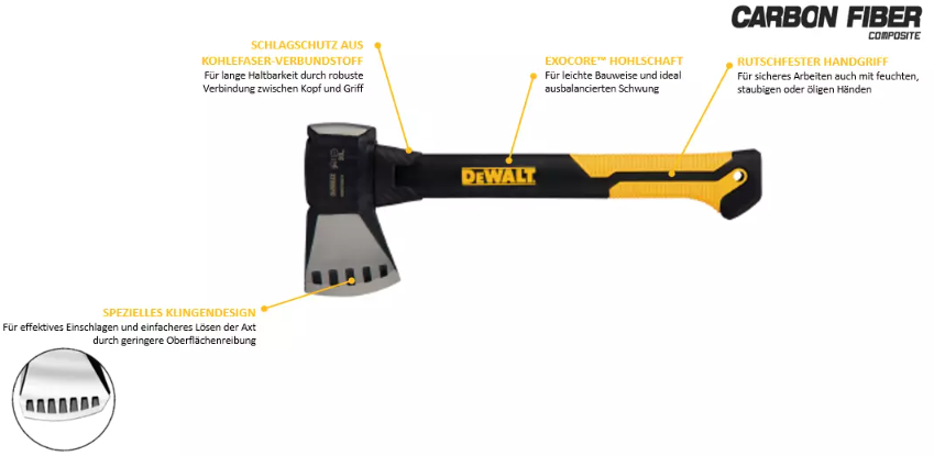 DeWalt EXOCORE Beil | DWHT56031-0