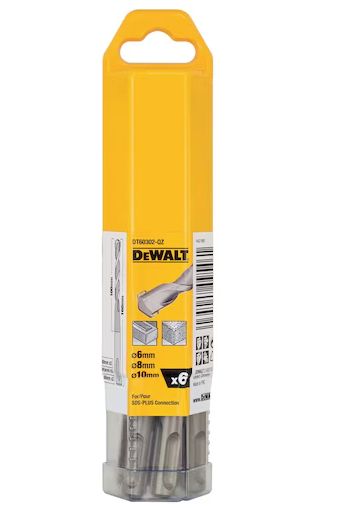 DeWalt SDS-Plus Hammerbohrer-Set DT60302 | 6 teilig