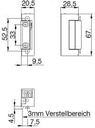 Deni Elektrischer Türöffner | Tagesentriegelung, Speicherfunktion | AC/DC Summer