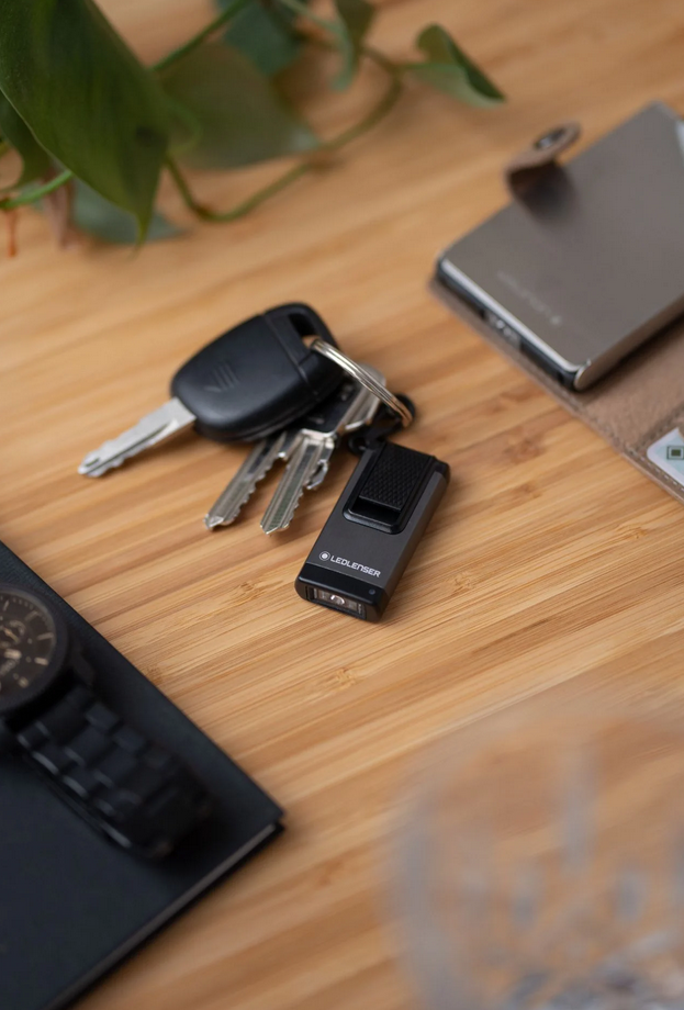 LEDLENSER Mini-Taschenlampe K4R Grey/Grau | wiederaufladbare