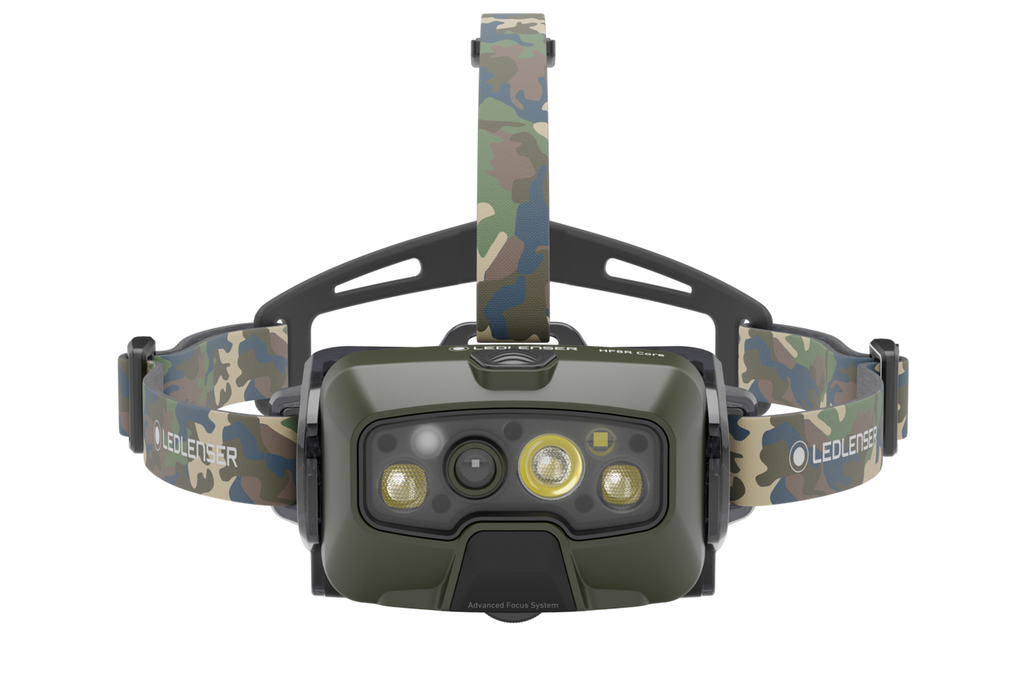 LEDLENSER  Kopflampe HF8R Core RGB Camouflage | wiederaufladbar