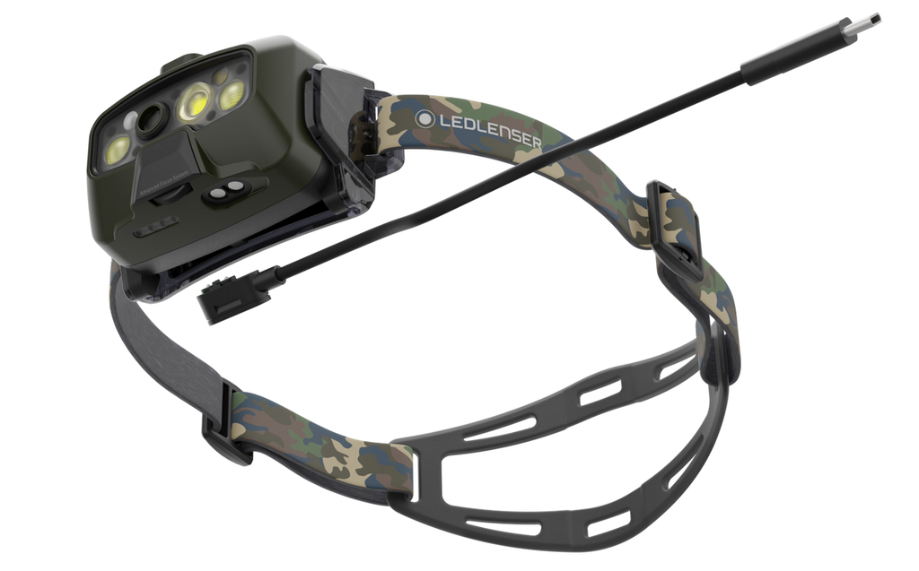 LEDLENSER  Kopflampe HF8R Core RGB Camouflage | wiederaufladbar