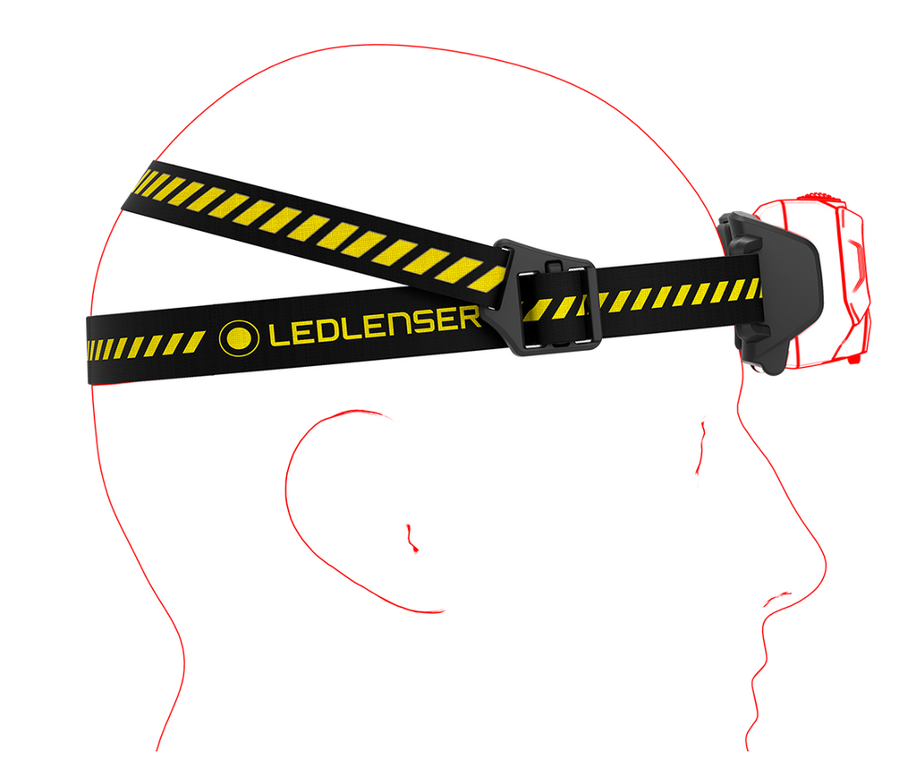 LEDLENSER Kopflampe HF6R WORK | wiederaufladbar