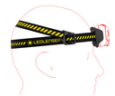 LEDLENSER Kopflampe HF6R WORK | wiederaufladbar