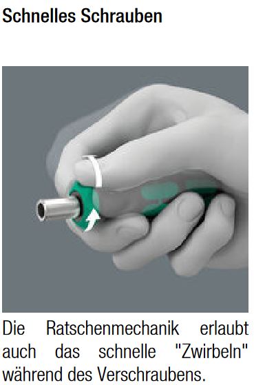 WERA Bithalter mit Ratschenfunktion und Bits 838 RA S/4 Christmas 2025