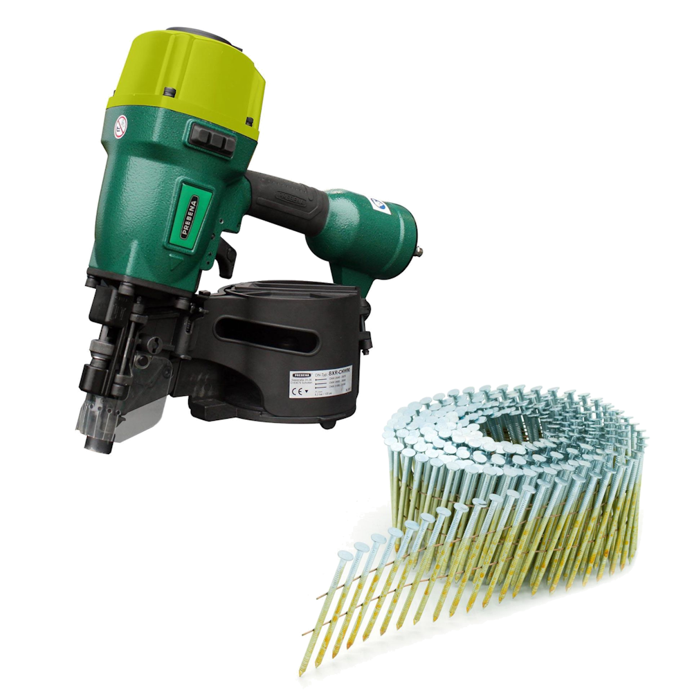 AKTION: Prebena Coilnagler 8XR-CNW90 + 3600 Coilnägel CNW31/90NKRI