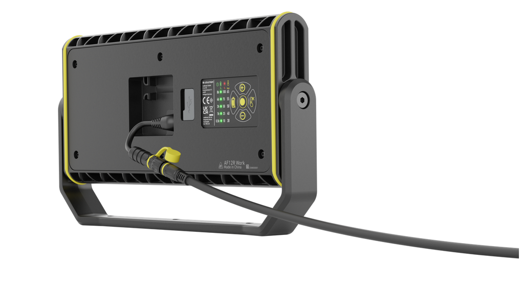 LEDLENSER Arbeitsleuchte AF12R Work mit Zubehör im Koffer | wiederaufladbar