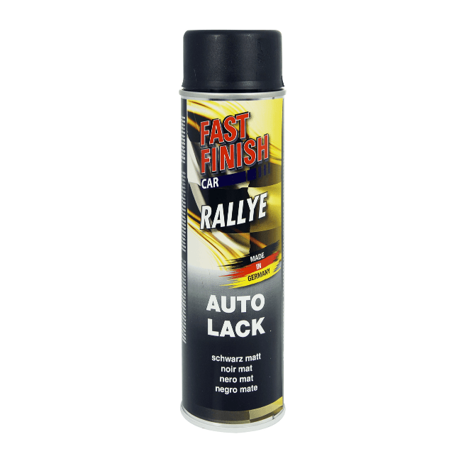 Fast Finish Autolack | Schwarz matt | 500 ml