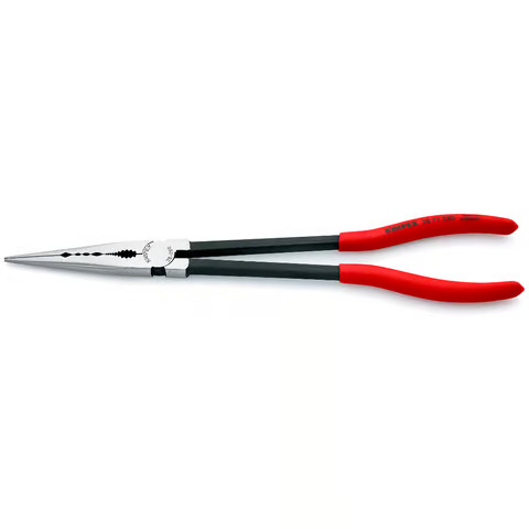 KNIPEX-Montierzange mit Querprofilen mit Kunststoff überzogen 280mm gerade