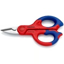 KNIPEX-Elektrikerschere poliert | Mehrkomponenten Hülle | glasfaserverstärkt | 155 mm