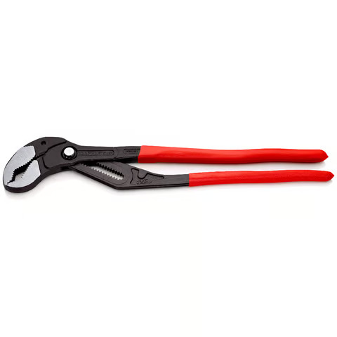 KNIPEX Cobra® Hightech-Wasserpumpenzange / Rohrzange Griffe kunststoffüberzogen Modell 8701 560mm; bis 120Ømm; 4 1/2"