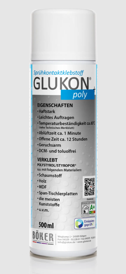 Glukon Poly Sprühkontaktkleber Dose a 500 ml