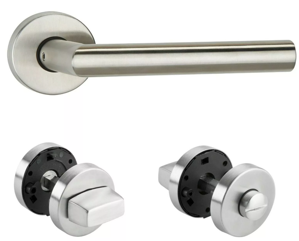 Hermat Türbeschlag Drückerpaar mit Rosetten | 1682 MAG TEMPTATION