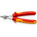 KNIPEX Electronic Seitenschneider VDE Electronic SuperKnips® - INOX mit Mehrkomponenten-Hüllen 7806 125mm 