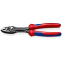 KNIPEX TwinGrip Frontgreifzange; Typ 8202; mit Mehrkomponenten-Griffen 200mm Lang