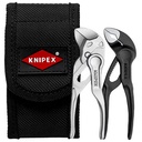 KNIPEX Mini-Zangenset XS in Werkzeuggürteltasche, 2-teilig bestehend aus Cobra XS und Zangenschlüssel XS