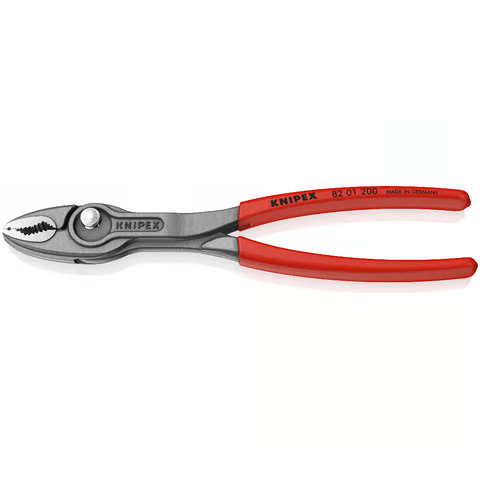 KNIPEX TwinGrip Frontgreifzange | Typ 8201 | 200 mm | schwarz atramentiert