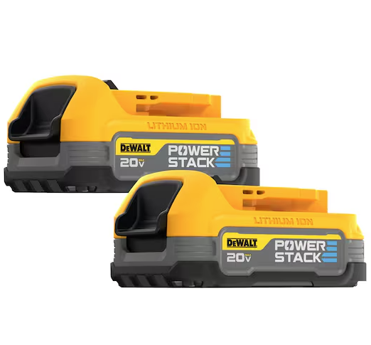 DeWalt Powerstack Akku | 2er-Set | DCBP034E2