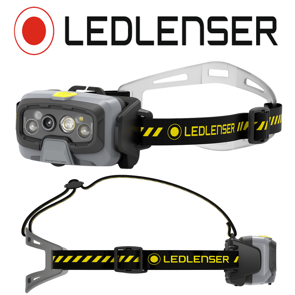 LEDLENSER Kopflampe HF8R WORK | wiederaufladbar
