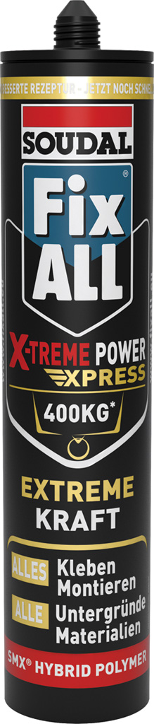 Soudal Fix All X-Treme Power Express Montagekleber Schwarz