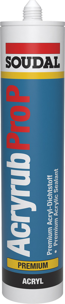 Soudal Acryrub PRO P Acryl-Dichtstoff weiß 310 ml