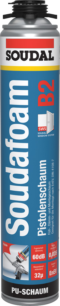 Soudal Soudafoam Gun B2 750 ml Pistolenschaum