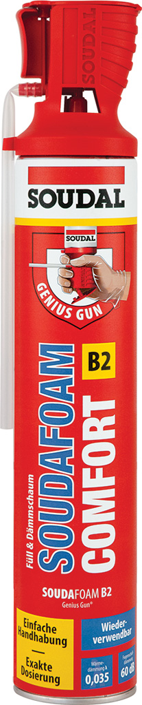 Soudal Soudafoam COMFORT B2 750 ml Polyurethanschaum