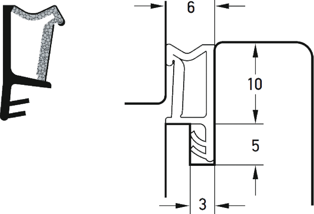 DEVENTER DICHTPROFIL SP 103A