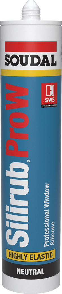 Soudal Silikondichtstoff Silirub PRO W 300 ml