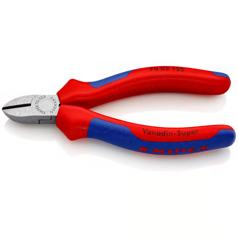 KNIPEX Seitenschneider Mehrkomponenten Hülle | schwarz atramentiert