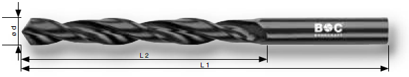 Bohrcraft Spiralbohrer DIN 338 HSS rollgewalzt ø 1,0 - 3,0 mm