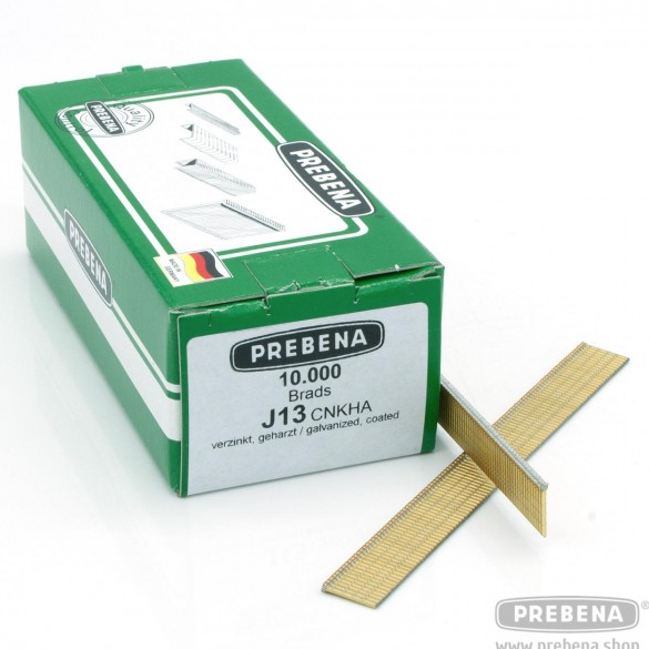 Prebena Stauchkopfnägel (Brads) | verzinkt geharzt