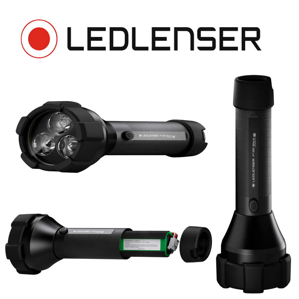 LEDLENSER Taschenlampe P18R Work | wiederaufladbar